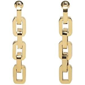 Eddie Borgo Supra Link Earrings 12k Gold -New
